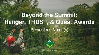 Venturing Awards Overview & Requirements