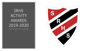 SRHS Activity Awards 2019-2020 Summary