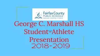 Marshall High School Athletics: Student-Athlete Presentation Overview