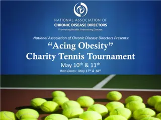 Acing Obesity Charity Tennis Tournament by National Association of Chronic Disease Directors