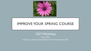 Enhancing Your Spring Course: Workshop Insights & Strategies