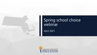 Spring School Choice Webinar Highlights and Timeline