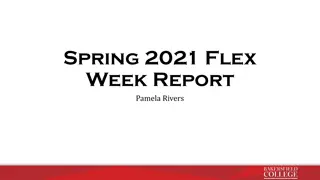 Spring 2021 Flex Week Report Highlights