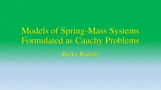 Spring-Mass Systems: Formulation and Modeling