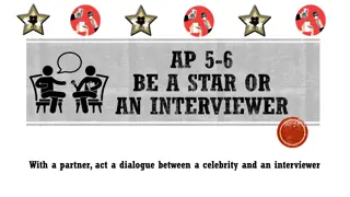 Celebrity Interview Dialogue Practice Activity