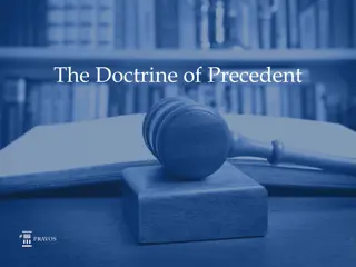 The Doctrine of Precedent in the UK Legal System