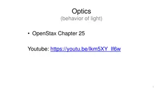 The Behavior of Light in Optics