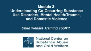 Co-Occurring Disorders in Child Welfare Training