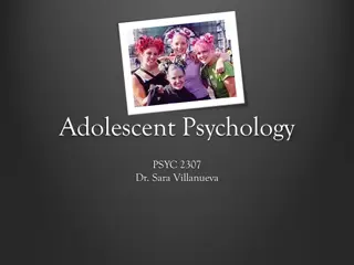 Adolescent Psychology: Development, Transitions, and Puberty