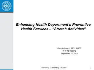 Enhancing Health Department's Preventive Health Services Overview