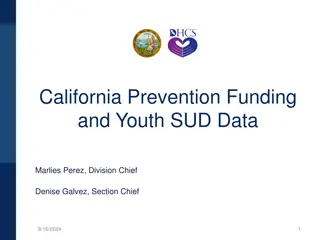 Youth Substance Abuse Prevention Funding in California