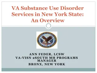 Veteran Care and Substance Use Disorder Services in New York State