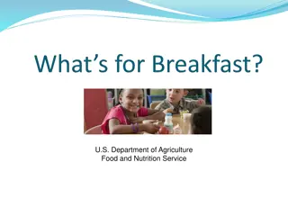 Overview of U.S. Department of Agriculture Food and Nutrition Service Meal Patterns