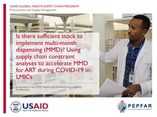 Accelerating Multi-Month Dispensing for ART in LMICs: Supply Chain Insights