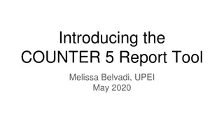 Introducing COUNTER 5 Report Tool by UPEI - Comprehensive Library Data Analysis