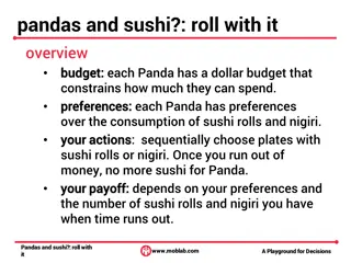 Pandas and Sushi: Roll With It - Decision-making Game Overview