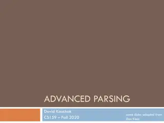 Advanced Parsing Techniques for NLP Evaluation