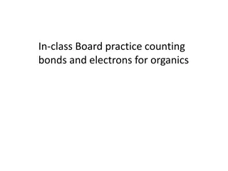 Bonds and Electrons in Organic Compounds