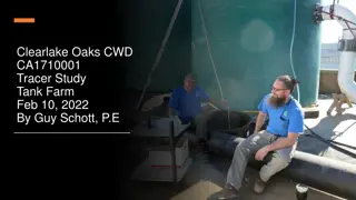 Clearlake Oaks CWD Tracer Study Tank Farm Summary