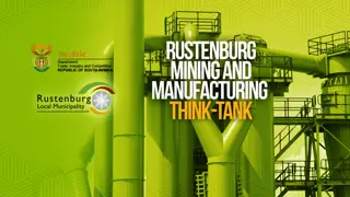 Rustenburg Mining and Manufacturing Think-Tank Agenda