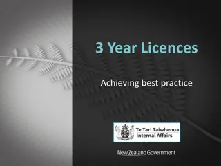 Transforming Licencing Process for Best Practice Compliance