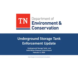 Underground Storage Tank Enforcement Update - February 2020