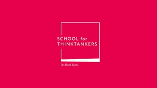 Strategic Management of Think Tanks: Challenges and Leadership