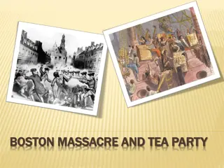 Unrest in Colonial America: The Boston Massacre, Tea Party, and Growing Tensions