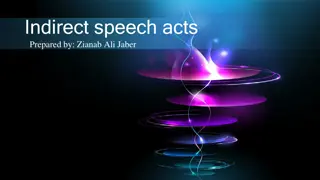 Indirect Speech Acts in Communication