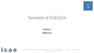 Custom Logo Templates for ICAE 2024 Authors' Affiliation