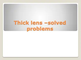 Optics Solved Problems: How to Solve for Focal Lengths