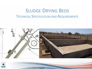 Sludge Drying Beds Technical Specifications and Requirements