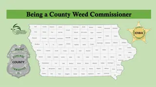 County Weed Commissioner Standards and Responsibilities