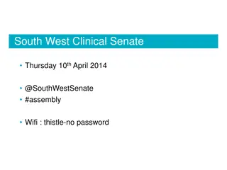 South West Clinical Senate Assembly Summary