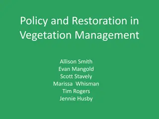 Invasive Plants and Vegetation Management