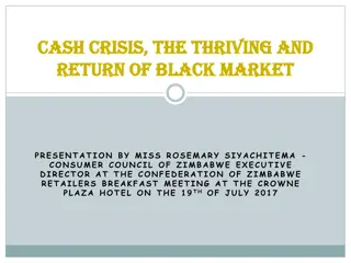 Addressing the Cash Crisis and Informal Economy in Zimbabwe