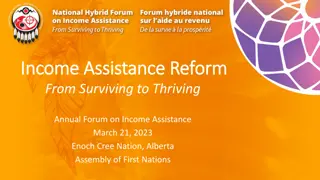 Reforming Income Assistance for First Nations: Building Towards Self-Determination