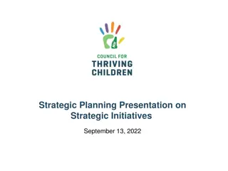 Early Childhood Strategic Plan Overview