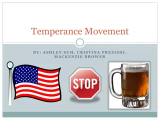 The Temperance Movement in 19th Century America