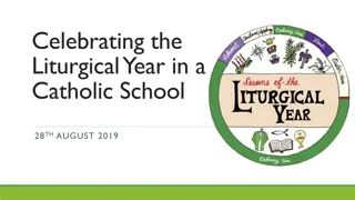 Celebrating the Liturgical Year in a Catholic School