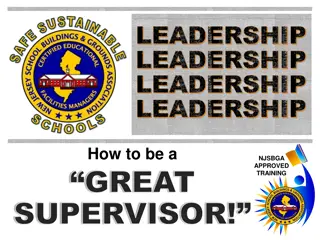 Leadership Training: How to Become a Great Supervisor