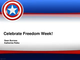 Celebrate Freedom Week Activities and Resources