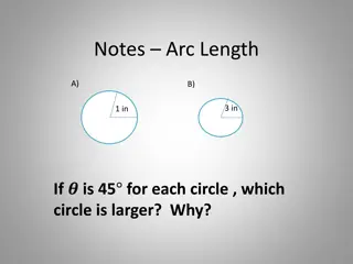 Arc Length and Angular Velocity in Circles