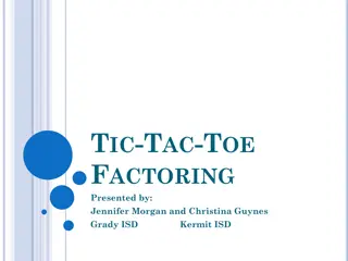 Factorization Methods and Factor Tables in Mathematics