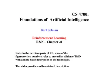 Introduction to Reinforcement Learning in Artificial Intelligence