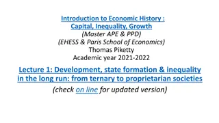 Development, Inequality, and State Formation: A Long-Term Perspective