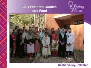 Supporting Girls' Education in Remote Basha Valley, Pakistan