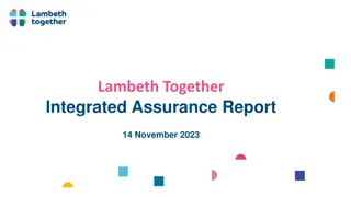 Lambeth Together Integrated Assurance Report Summary