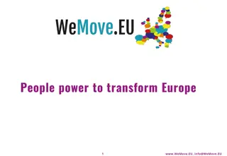 Transforming Europe through People Power: A Campaign for Democratic Engagement