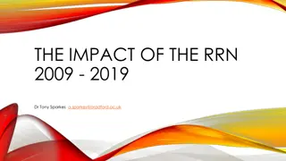 The Impact of the RRN 2009 - 2019: A Decade of Recovery Research Network Reflection